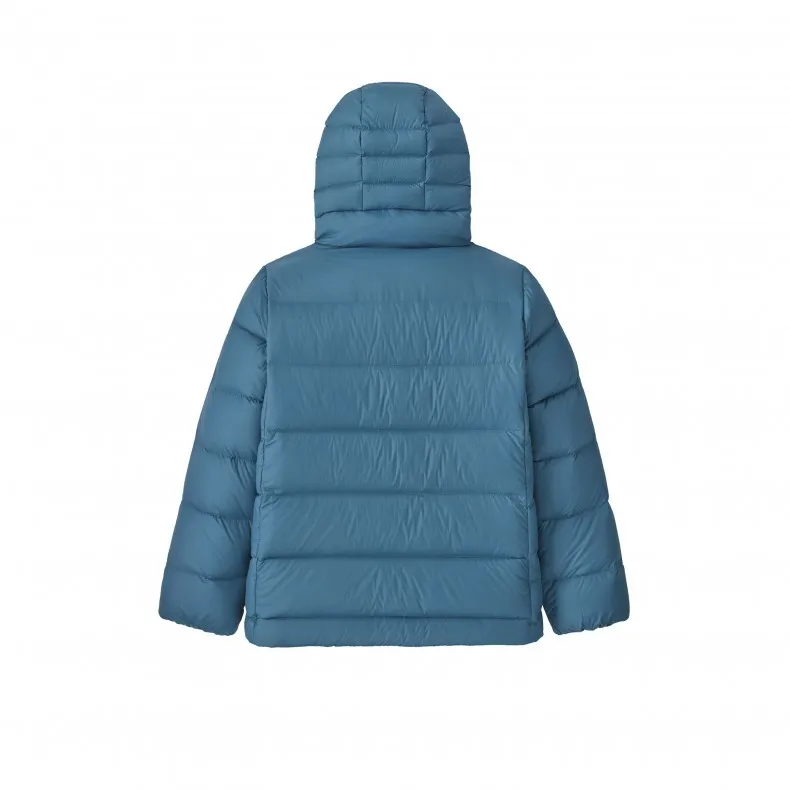 Kids' Patagonia Hi-Loft Down Sweater Hoody (Wavy Blue)