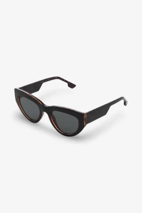 Kim Sunglasses | Black Tortoise