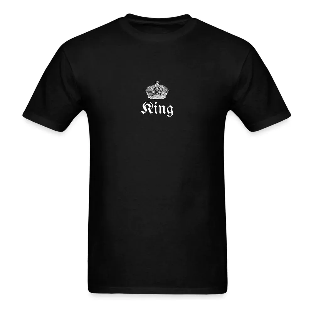 King And Queen Classic Couple T-Shirts