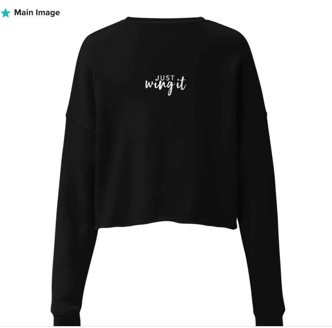 Live Bold Crop Sweatshirt