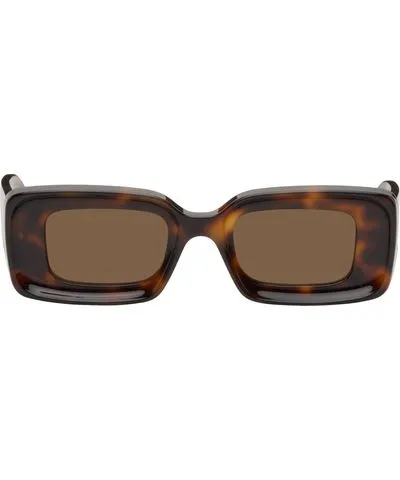 Loewe Tortoiseshell Rectangular Sunglasses