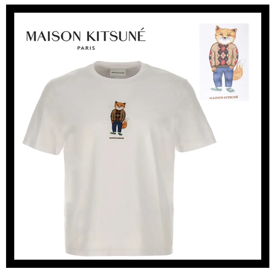 MAISON KITSUNE  |Logo Designers T-Shirts