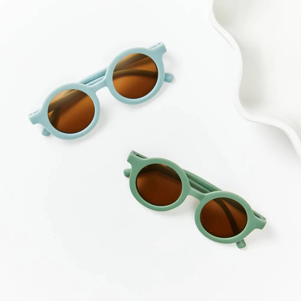 Matte Flamingo Ava Baby Sunglasses