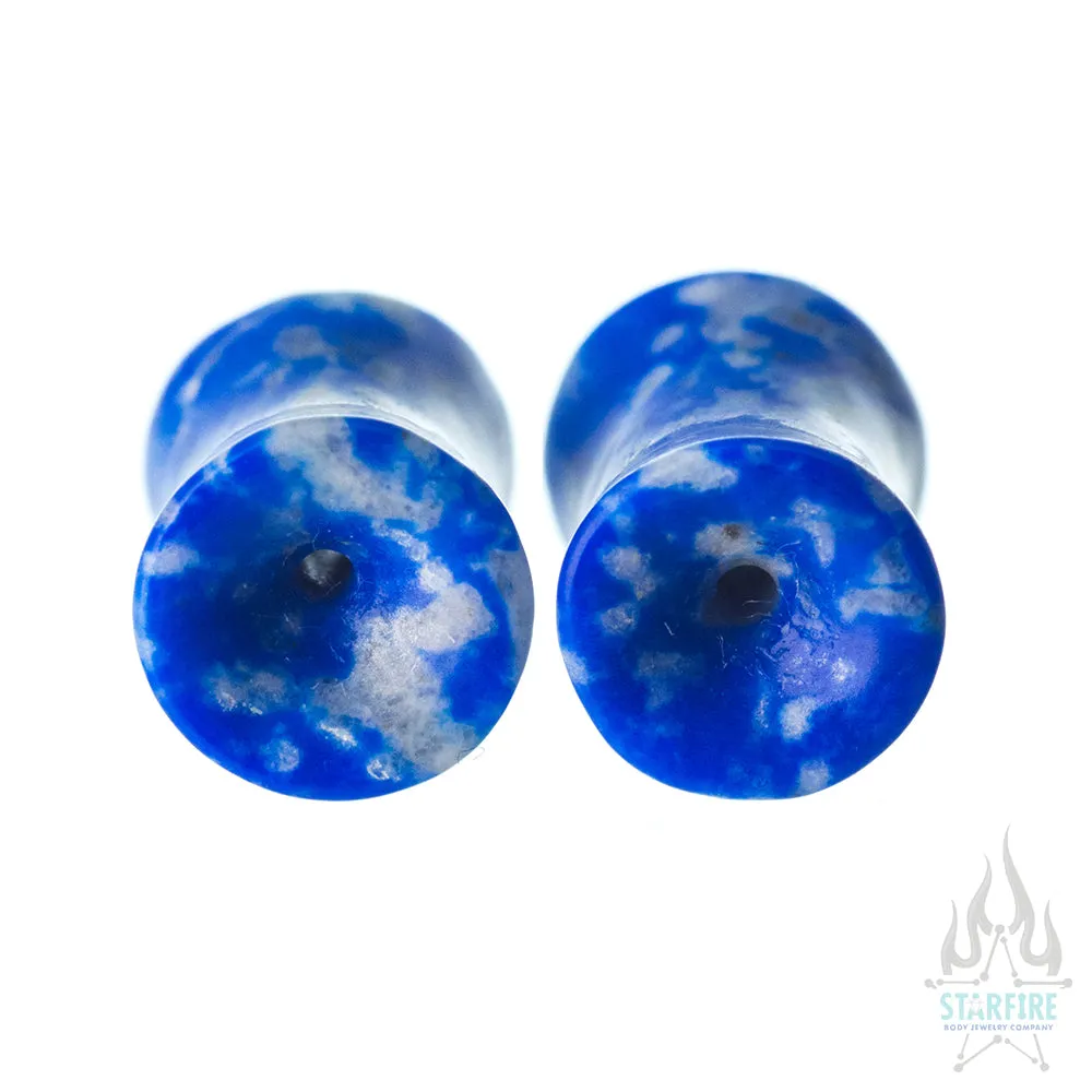 Mayan Stone Plugs - Lapis