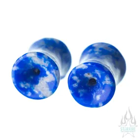 Mayan Stone Plugs - Lapis