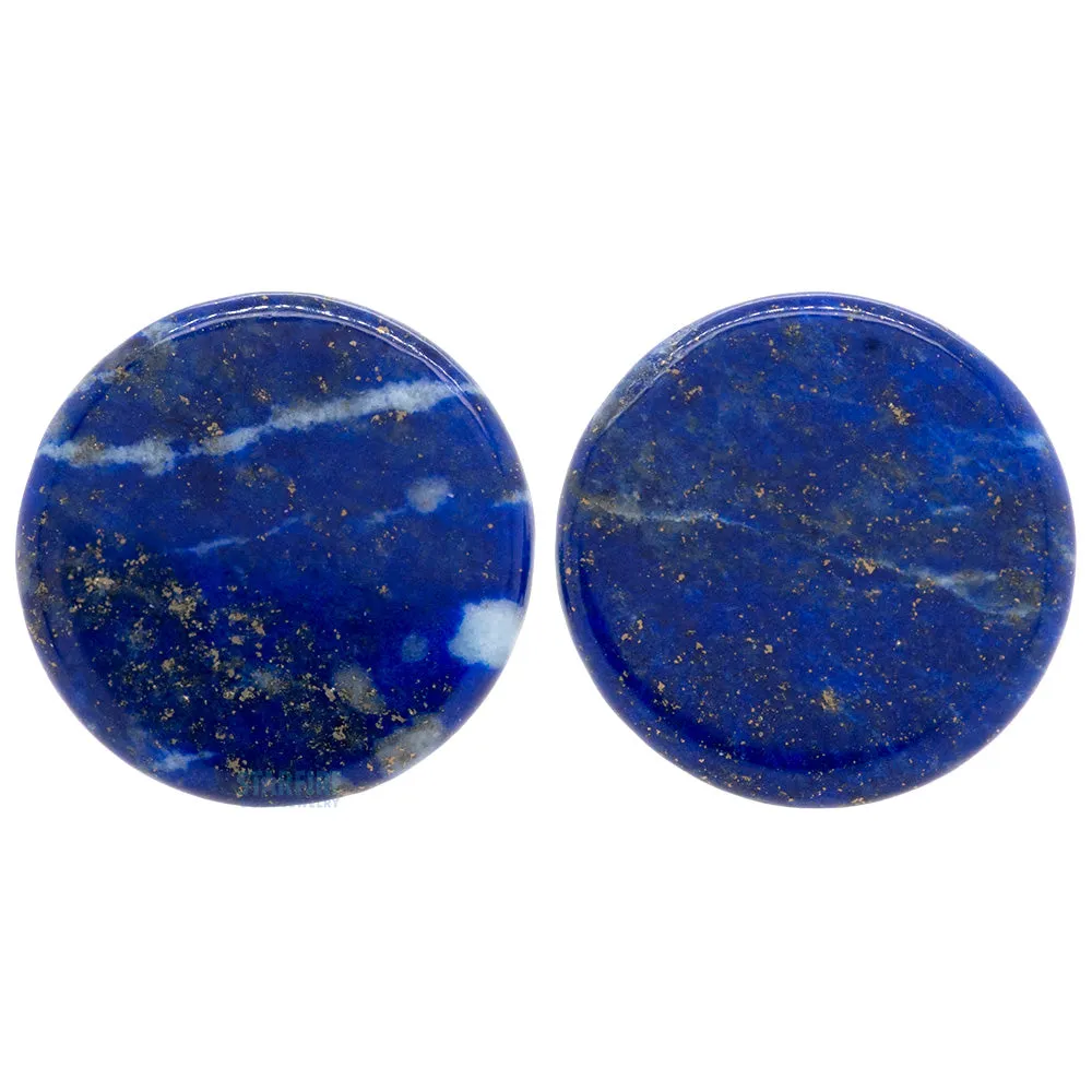 Mayan Style Stone Plugs - Lapis