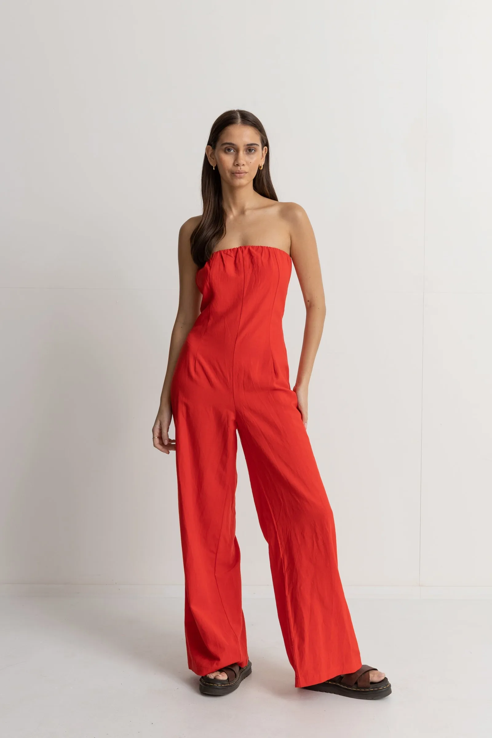 Mimi Jumpsuit Red Sand