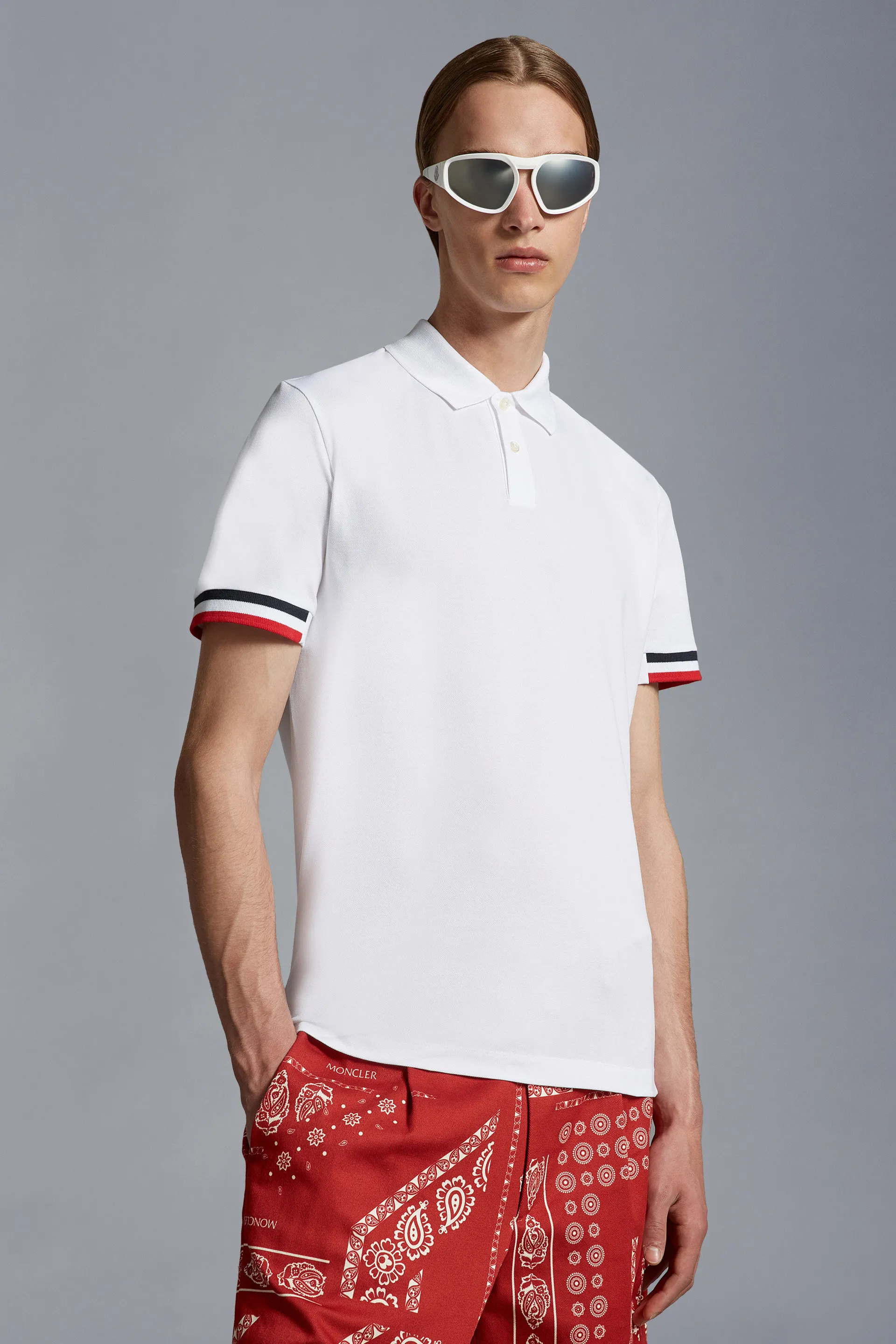 MONCLER  |Street Style Plain Short Sleeves Logo