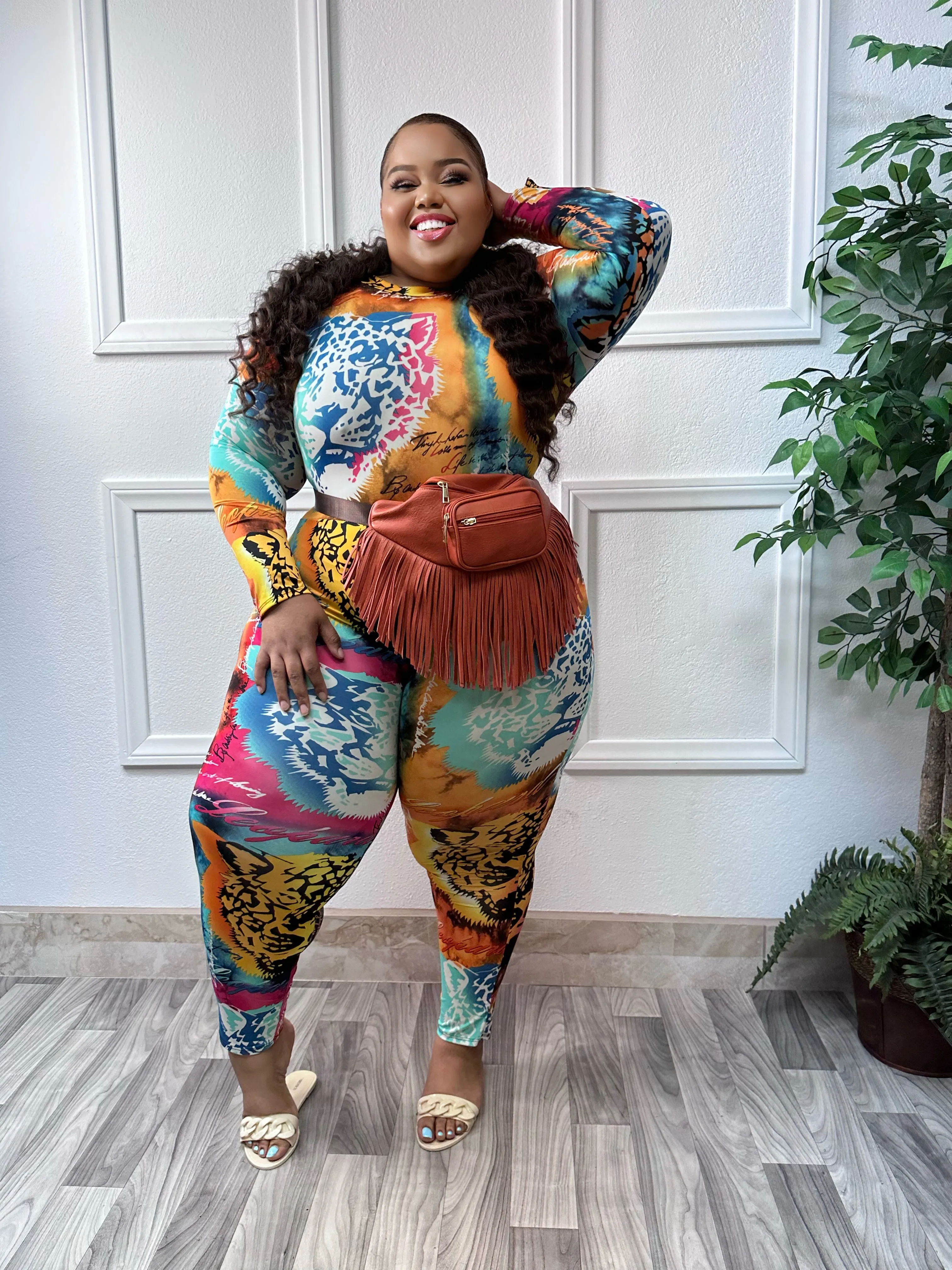 Multi color Ginny + Size Jumpsuit