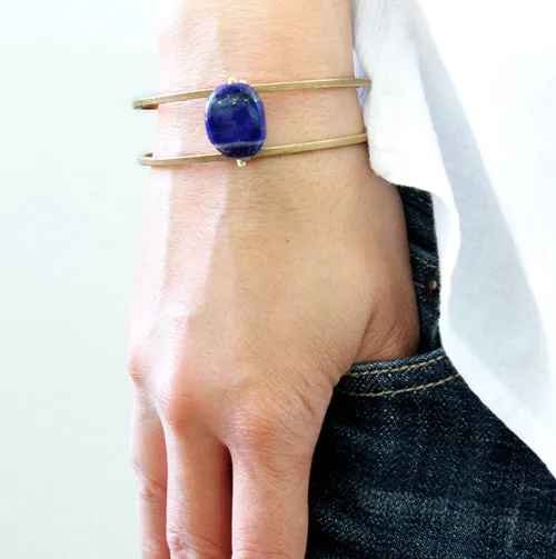 Narrow Stone Cuff