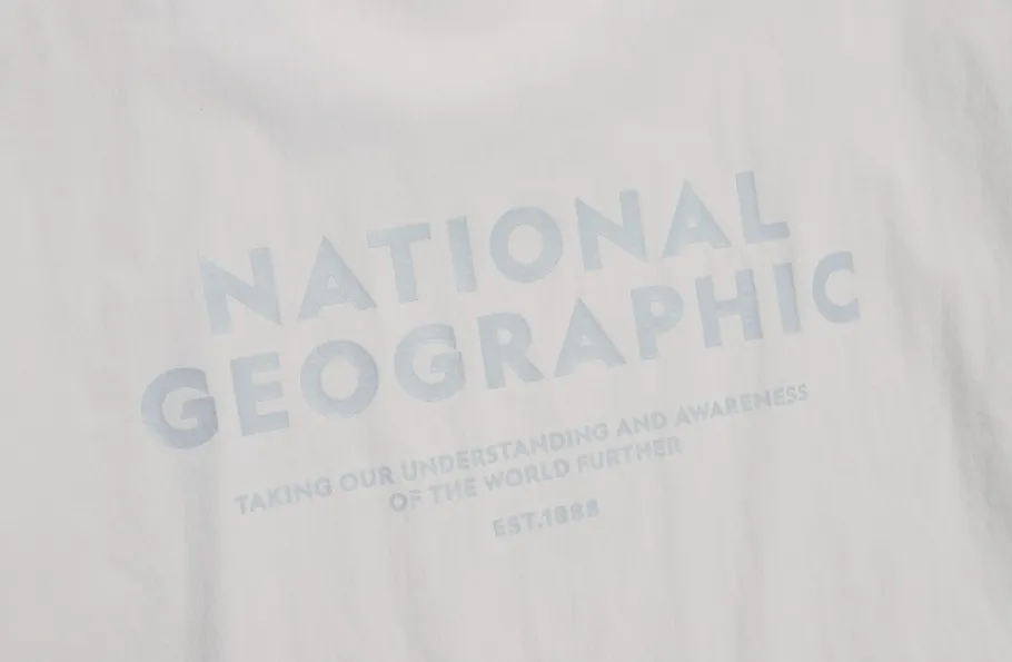 NATIONAL GEOGRAPHIC  |Unisex Street Style Logo T-Shirts