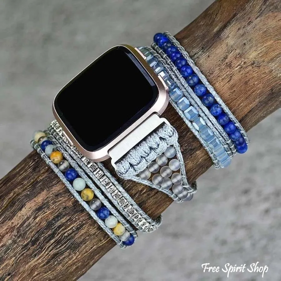 Natural Lapis Lazuli Fitbit Watch Band