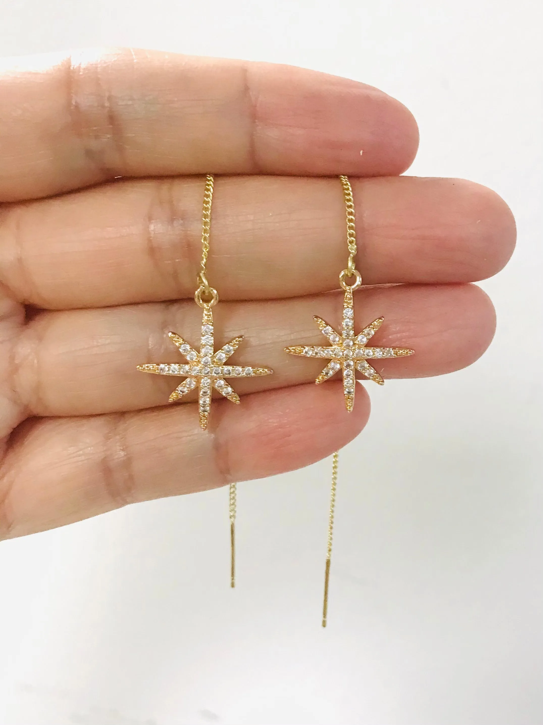 Northern Star Threaders Earrings