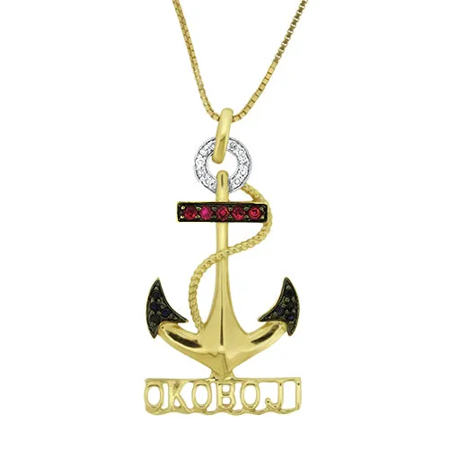 Okoboji Anchor Pendant