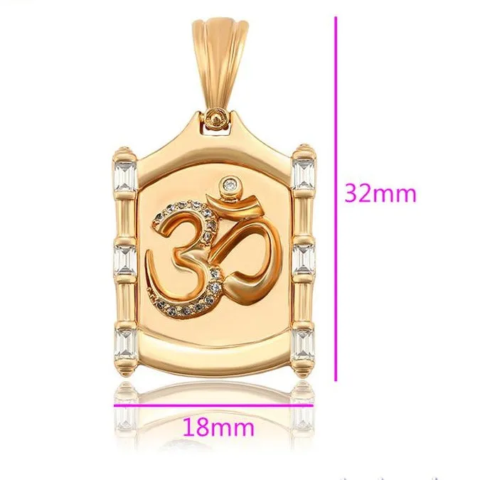 OM Pendant Necklace