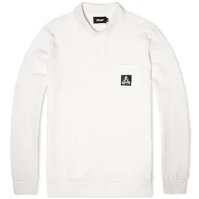 Palace Long Sleeve Backed Pique ShirtWhite