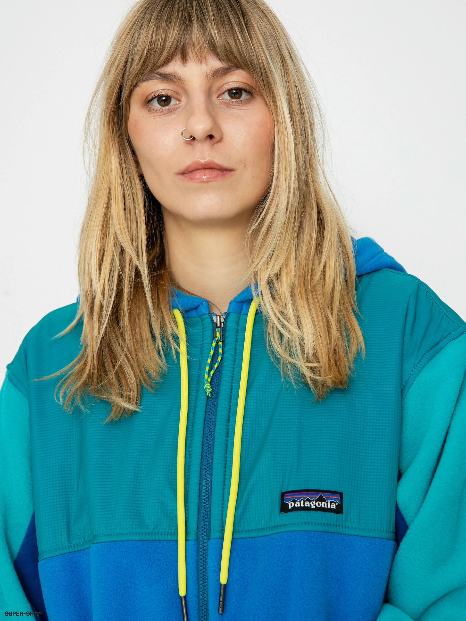 Patagonia Microdini Hoody Wmn Fleece  (vessel blue)