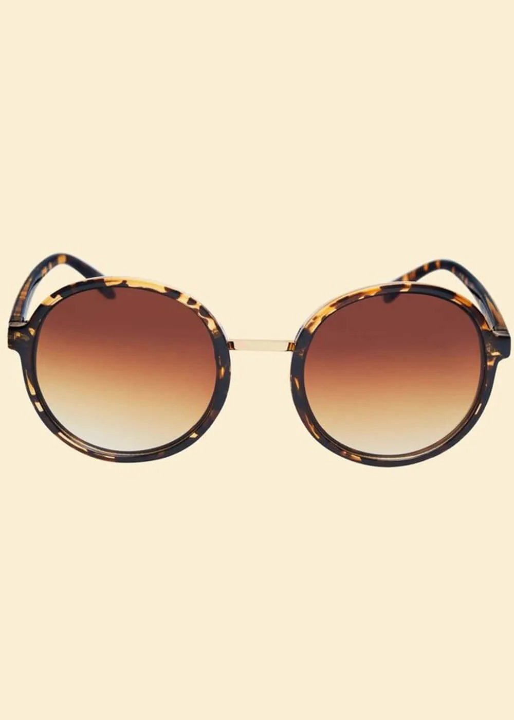 Powder Maribelle 70's Sunglasses Tortoiseshell