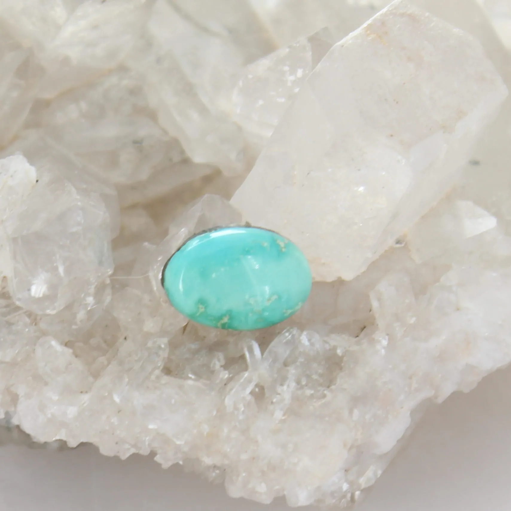 Pretty Green Emerald Valley Turquoise Cabochon 15.5x11mm