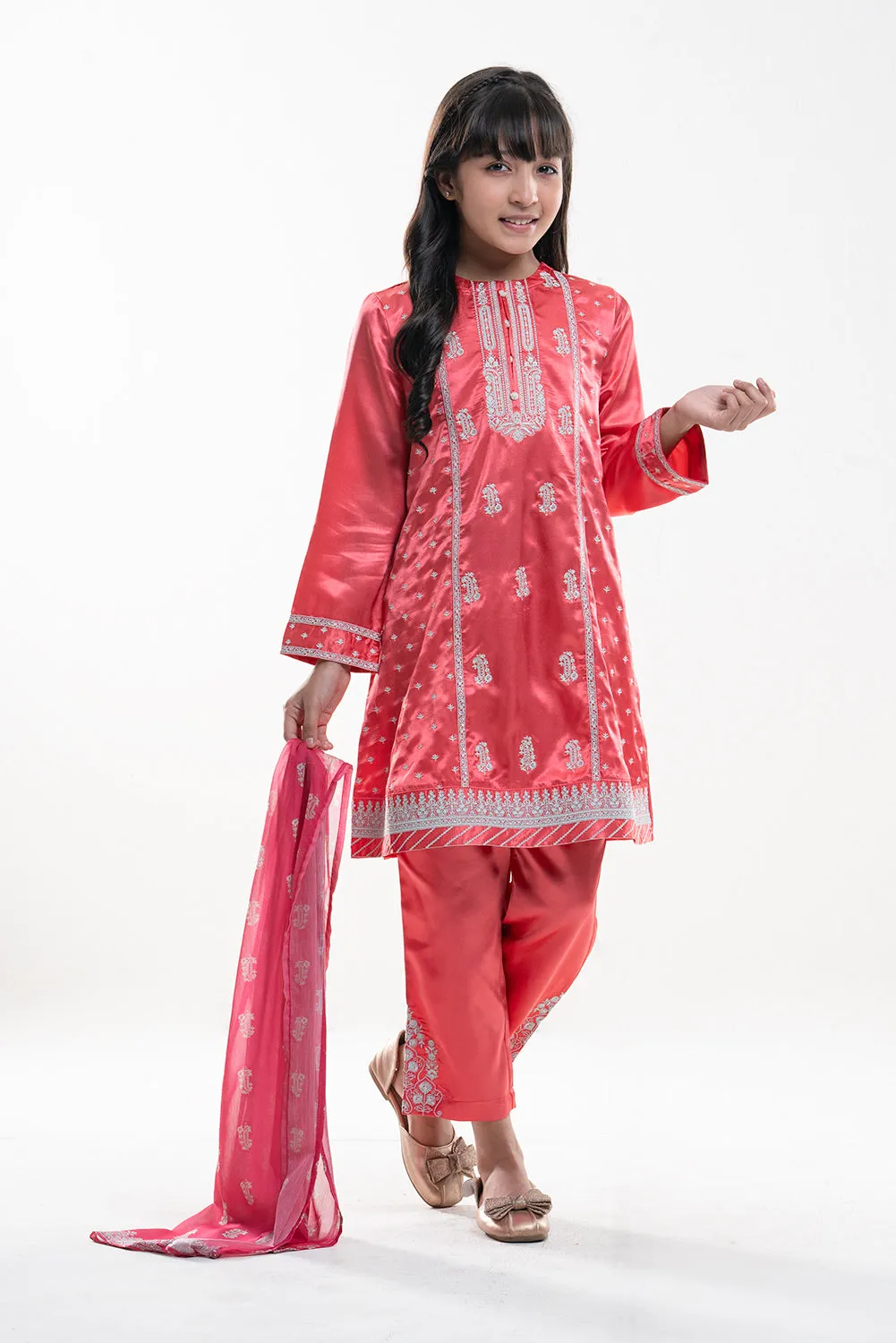 Princess Ethnic Partywear Set (6-8 Years)