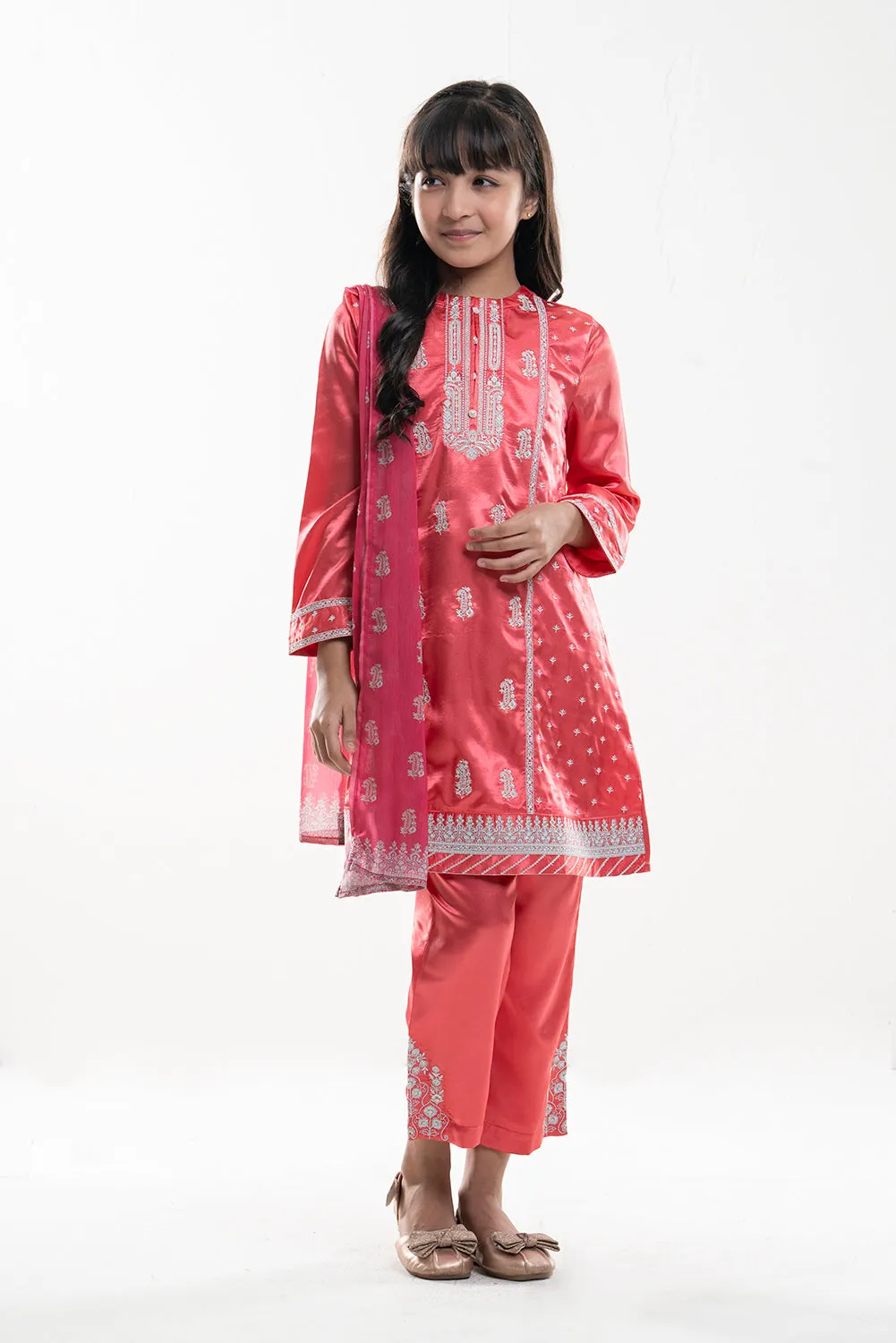 Princess Ethnic Partywear Set (6-8 Years)