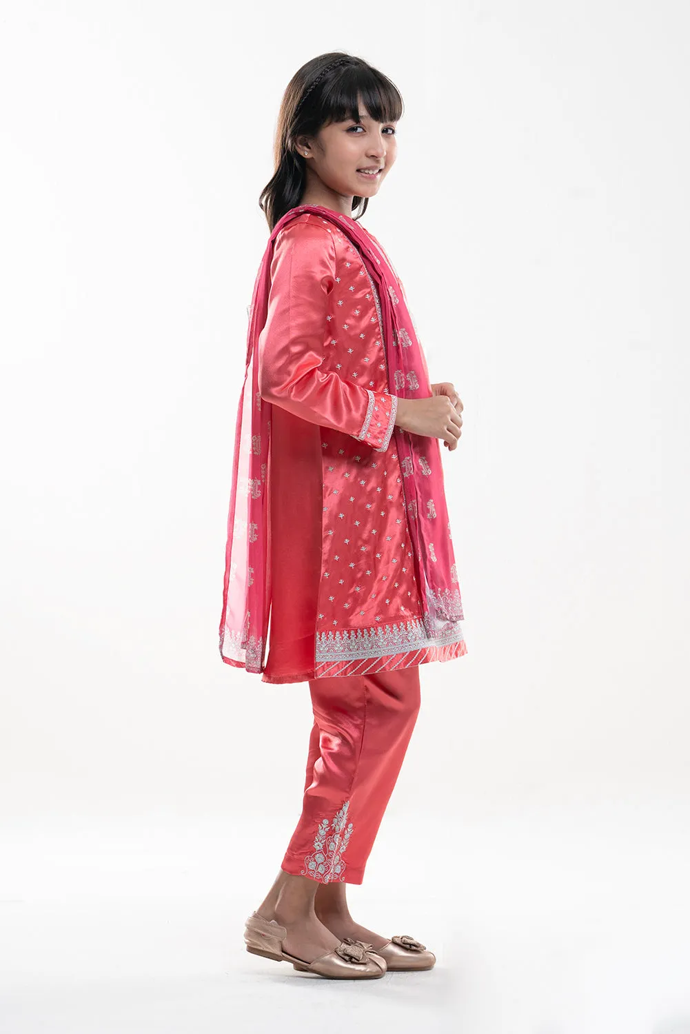 Princess Ethnic Partywear Set (6-8 Years)