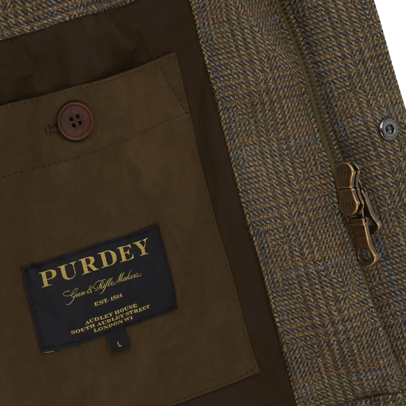 Purdey Tweed Raglan Field Coat Morlich