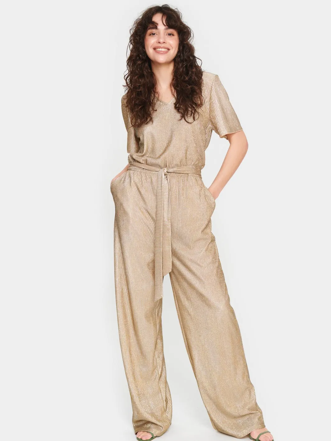 Saint Tropez EvySZ jumpsuit gold