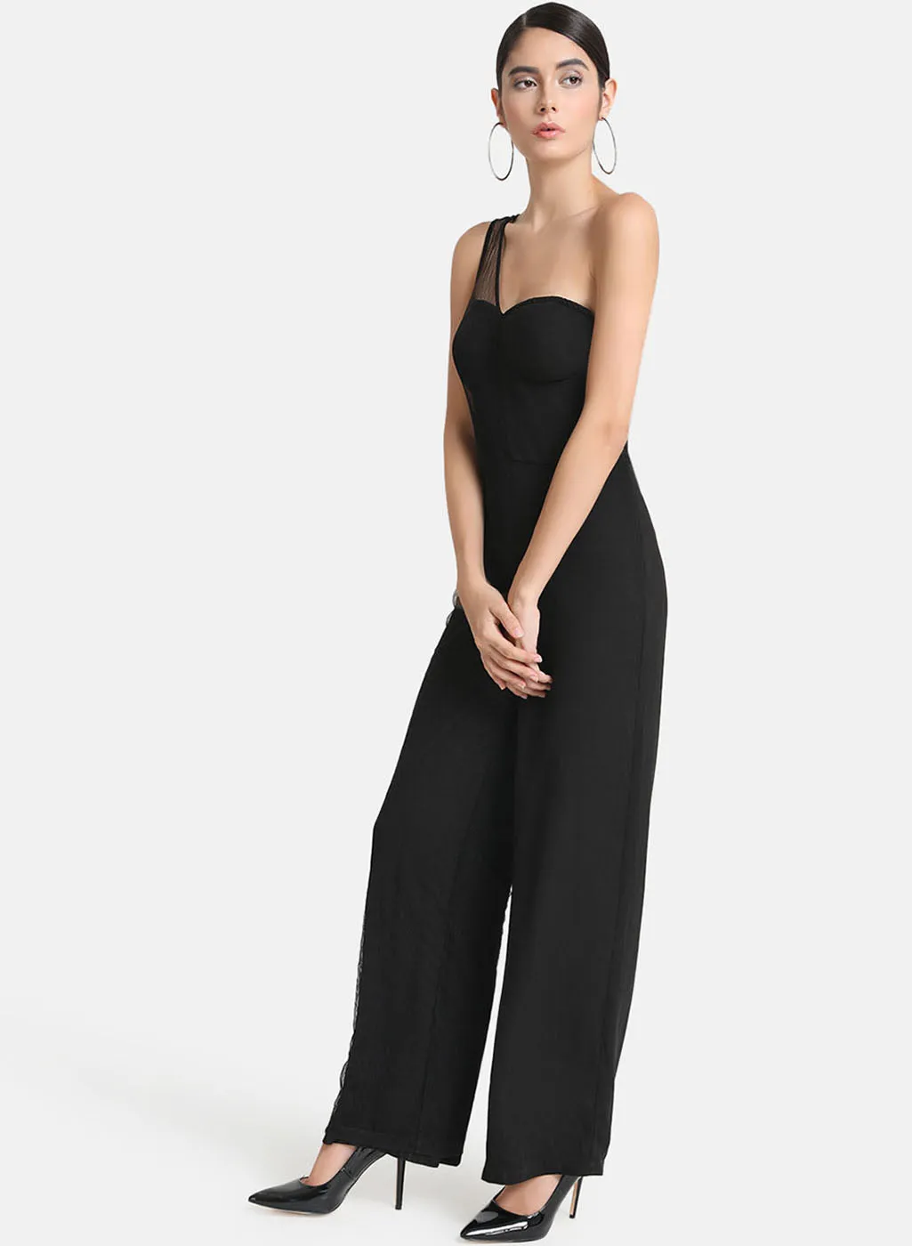 Sequin Mesh Jumpsuit