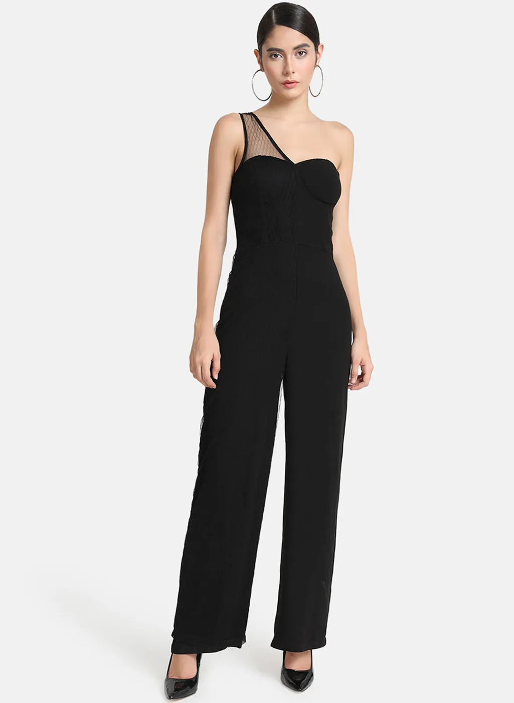 Sequin Mesh Jumpsuit