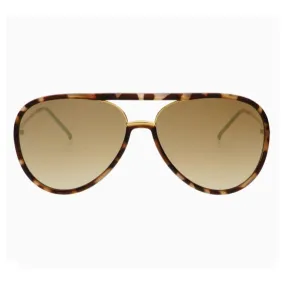 Shay Sunglasses ? Tortoise/Gold Mirrored