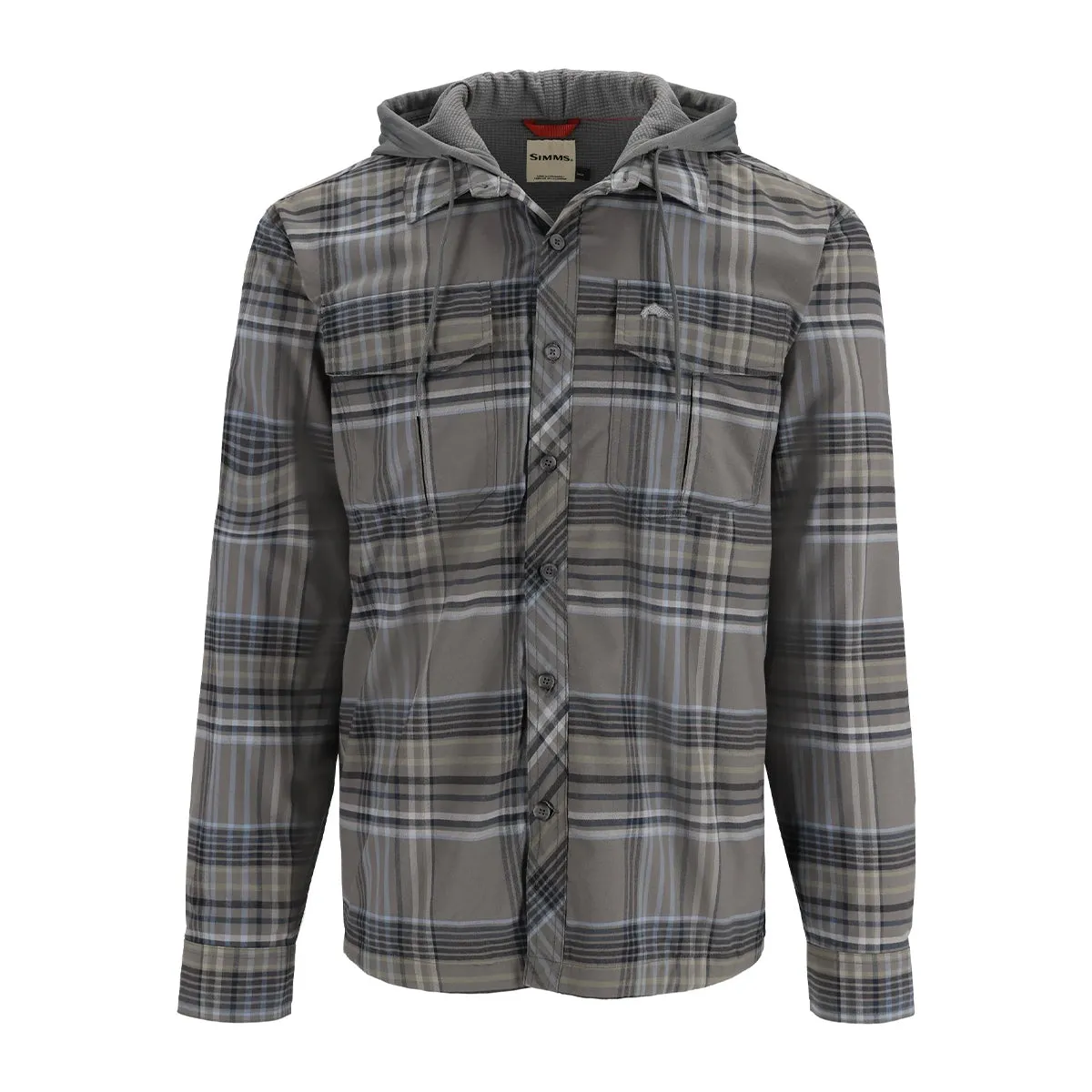 Simms Coldweather Hoody Gunmetal Neo Plaid