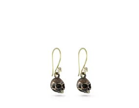 Skull Earrings - Bronze