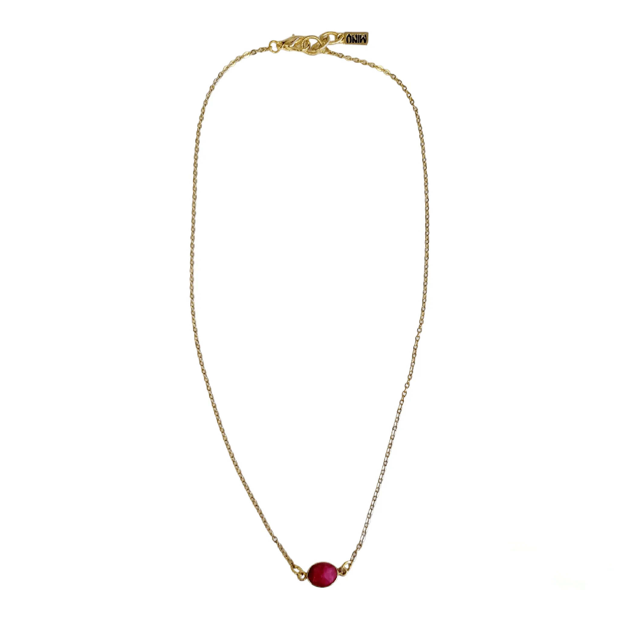 Small Ruby Necklace