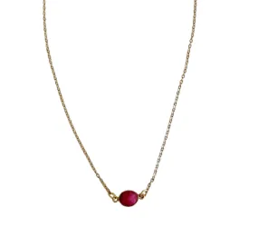 Small Ruby Necklace