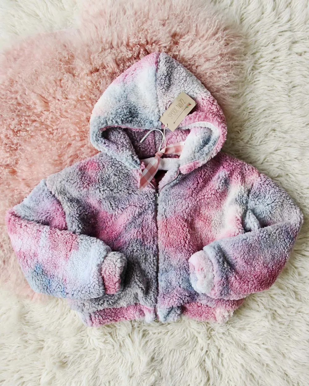 Snowy Daydream Coat in Pink