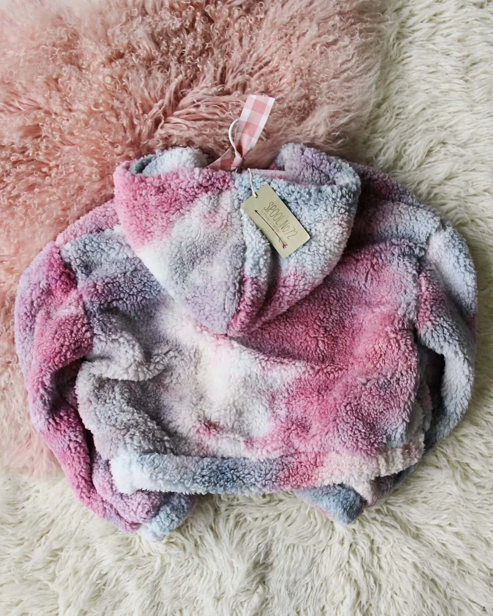 Snowy Daydream Coat in Pink