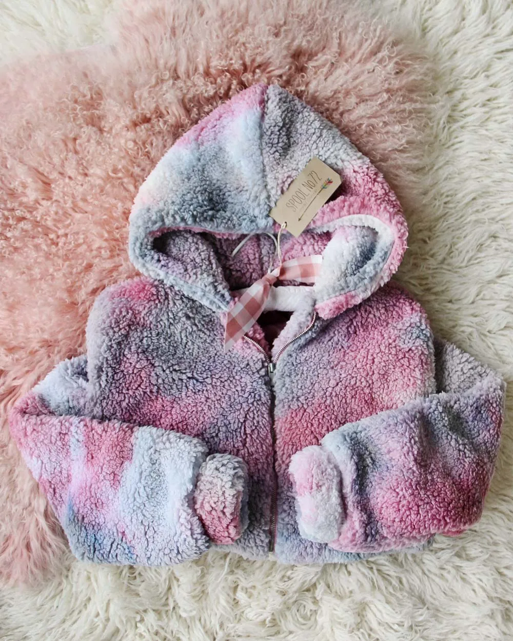 Snowy Daydream Coat in Pink