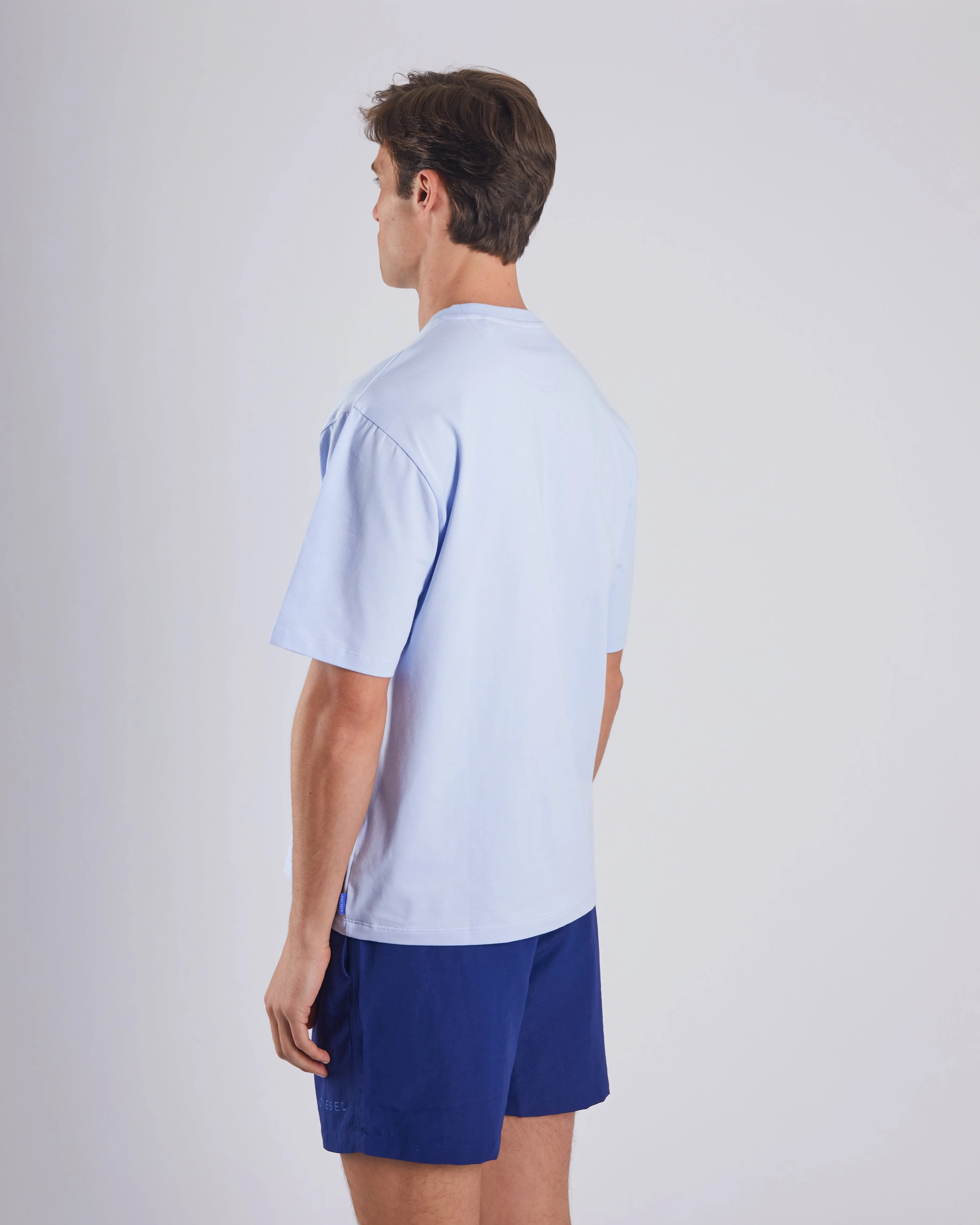 Surfers Tee Nimbus Blue