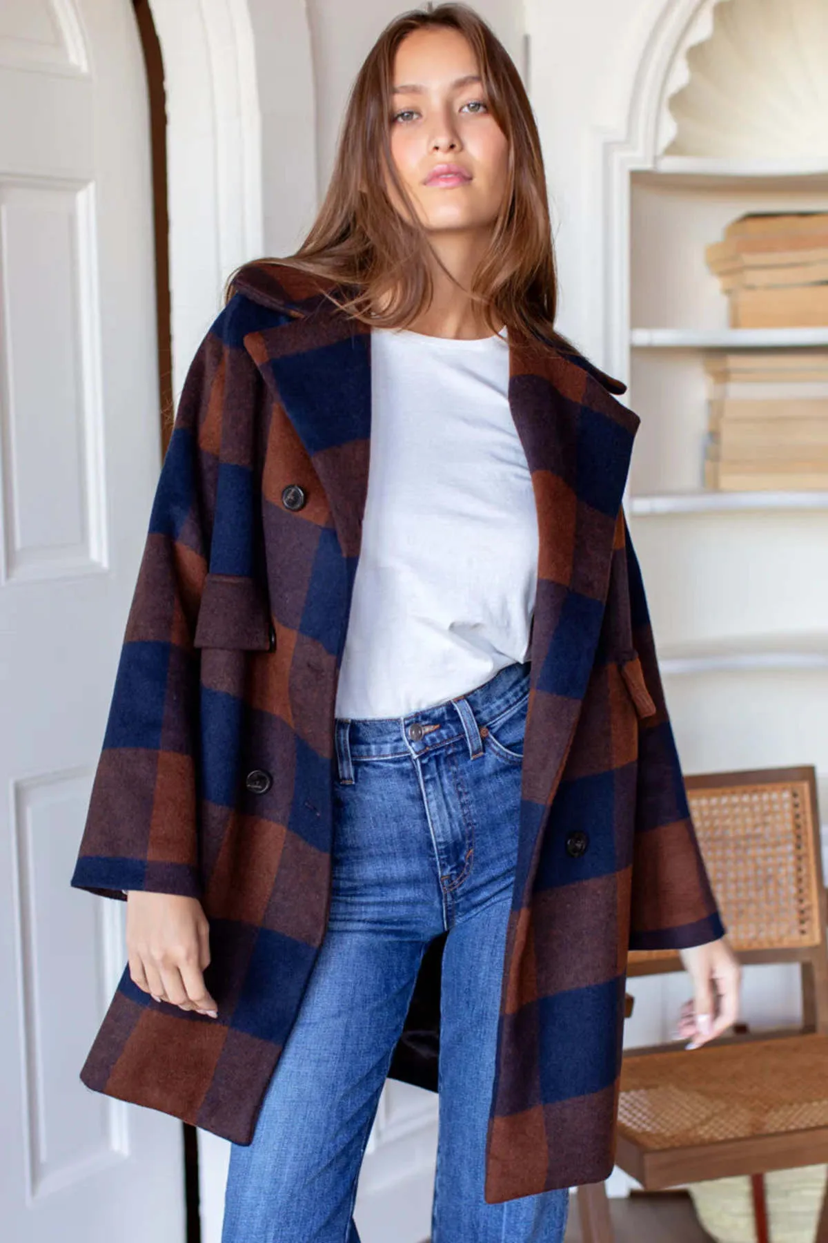 Thomas Coat - Plaid Wool