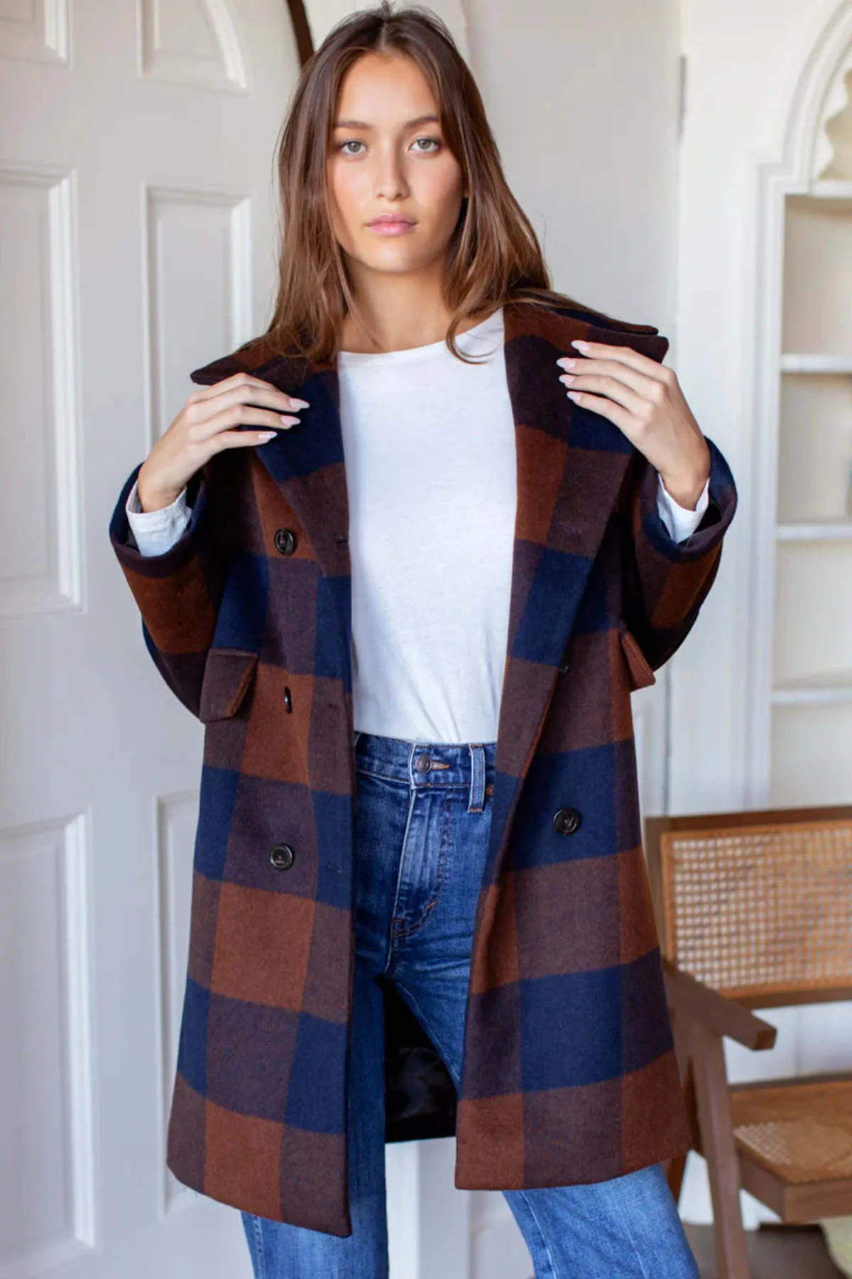 Thomas Coat - Plaid Wool