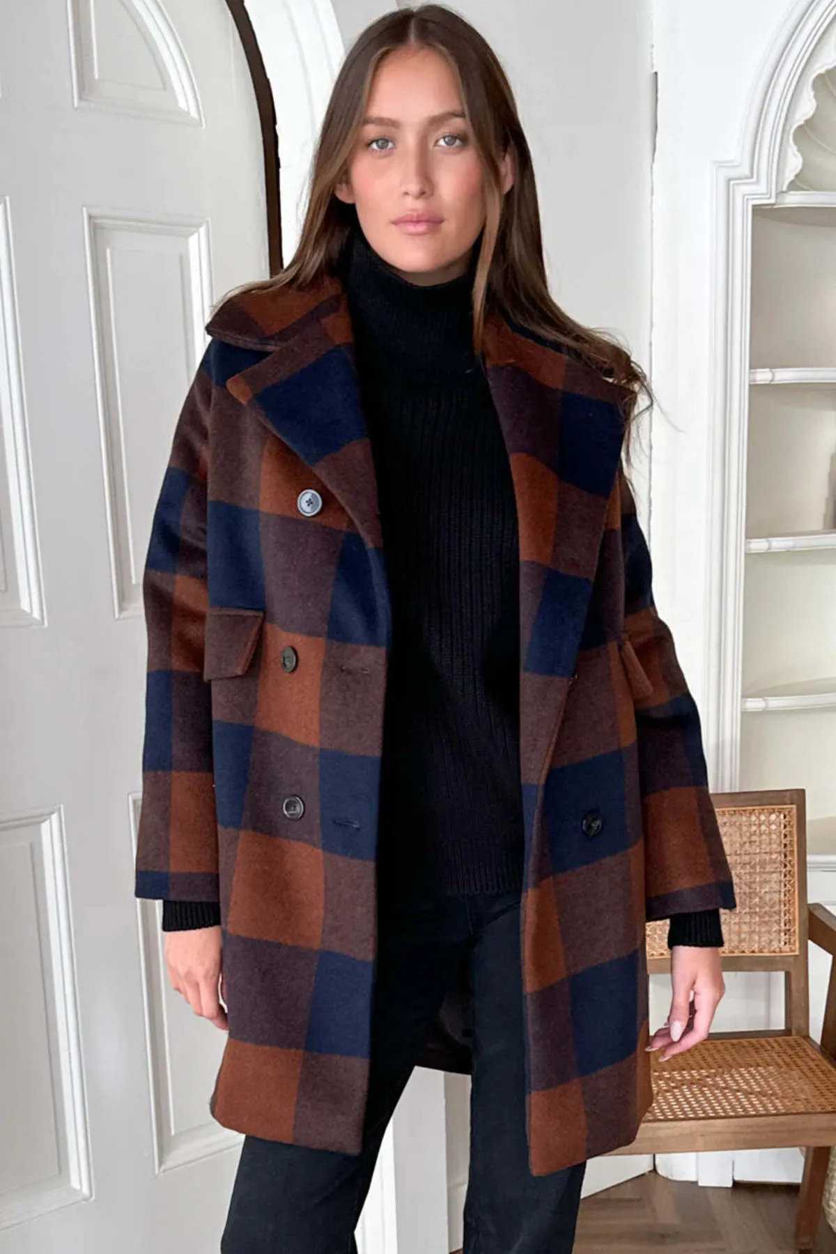 Thomas Coat - Plaid Wool