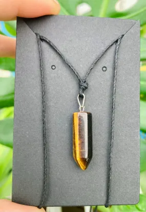 Tigerseye Point Pendant