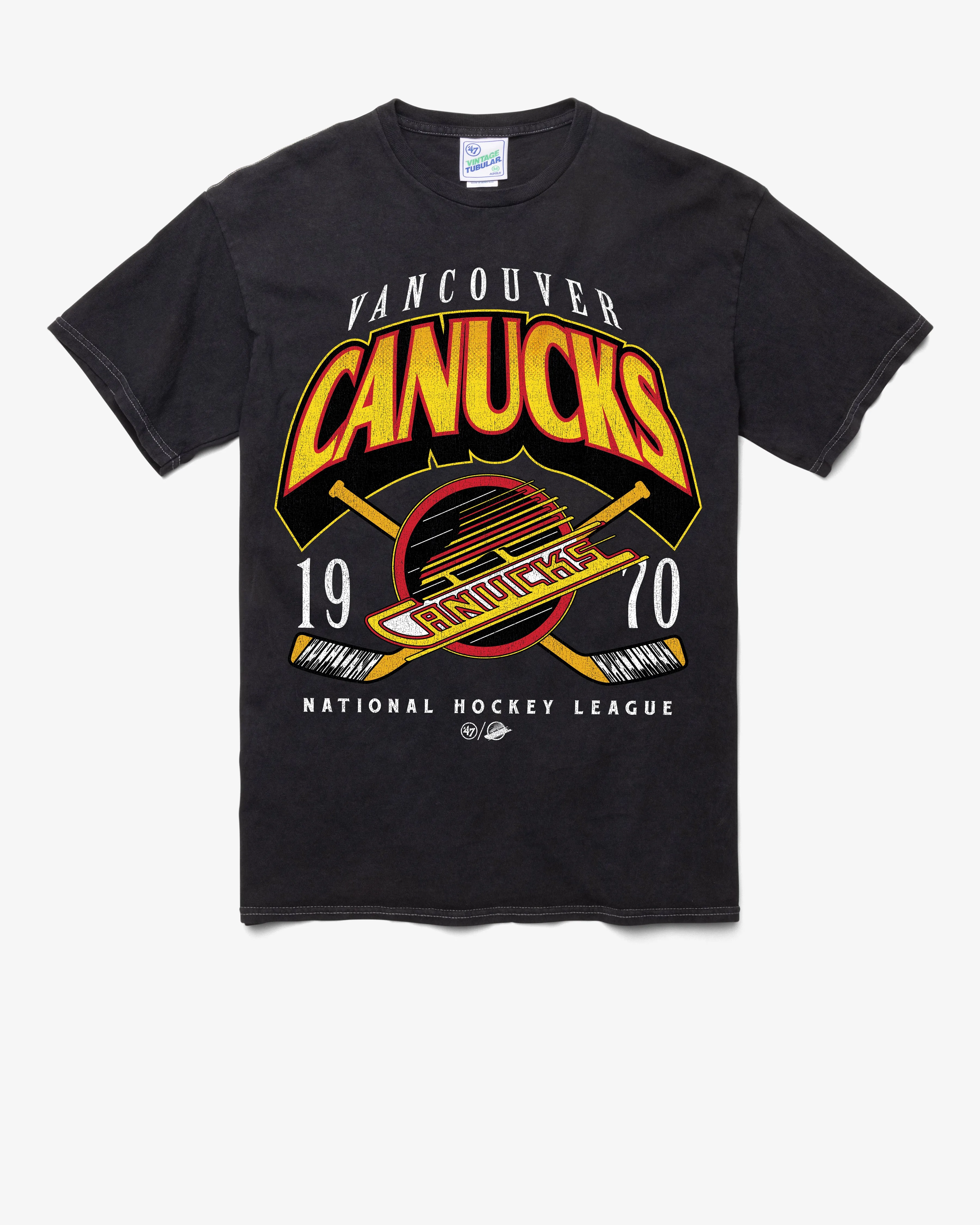 VANCOUVER CANUCKS VINTAGE LOCKER VINTAGE '47 TUBULAR TEE