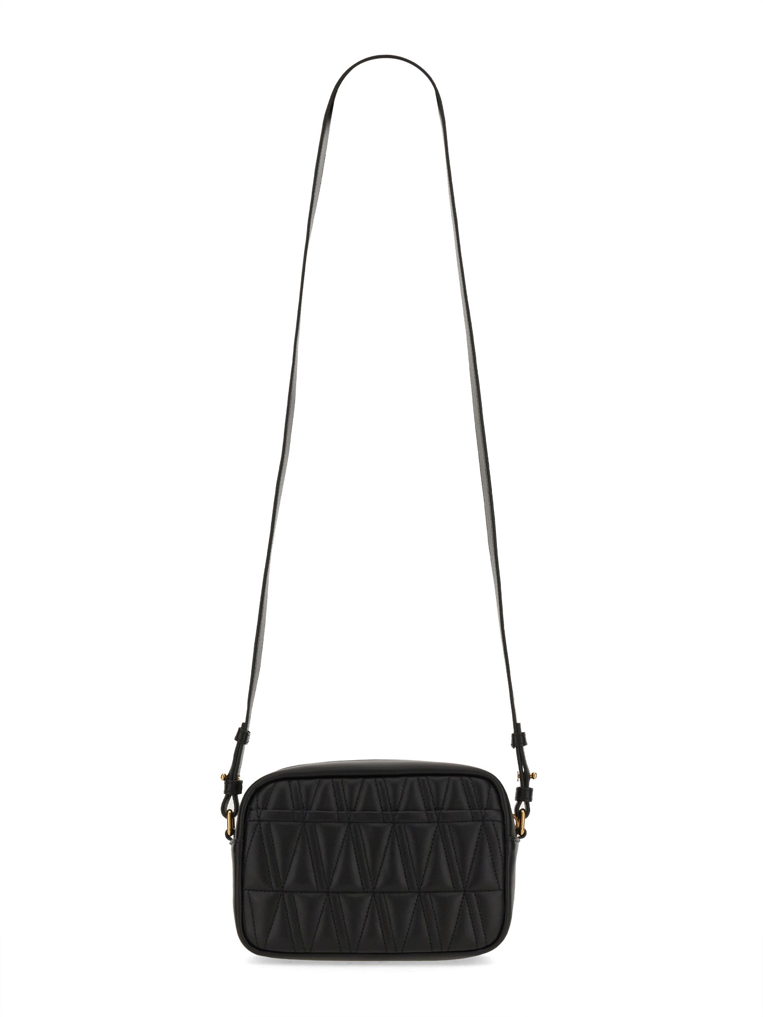 VERSACE    VIRTUS LEATHER SHOULDER BAG