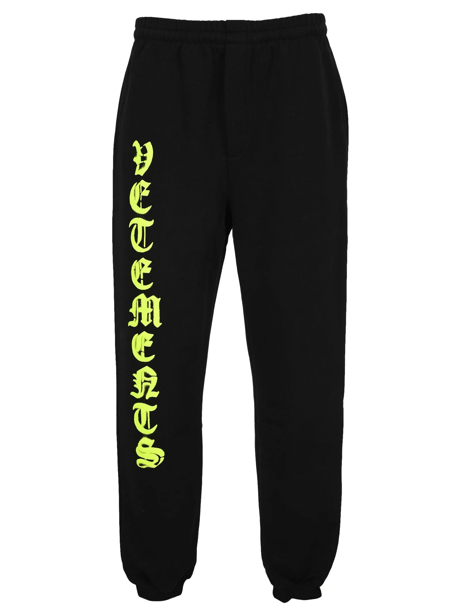 Vetements Gothic Logo Printed Sweatpants