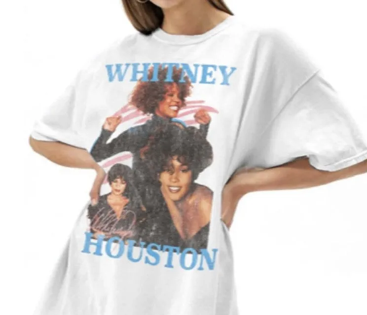 WHITNEY HOUSTON COLLAGE TEE