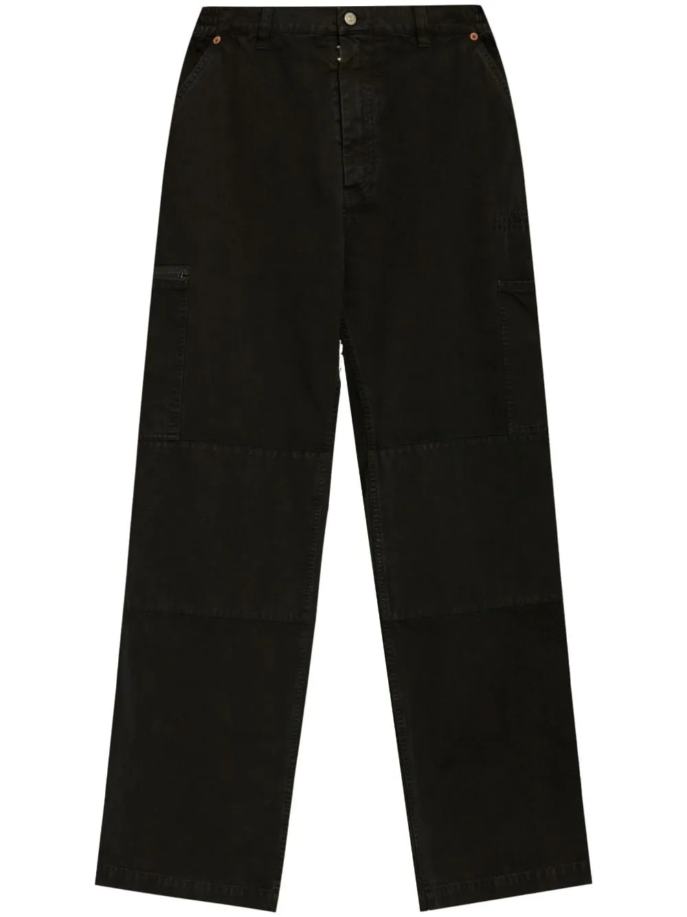 WIDE LEG COTTON TROUSERS