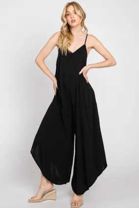 WIDE LEG FLOWY JUMPSUIT