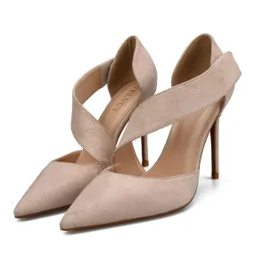 Women's Autumn Pointed Toe Ultra Thin Partywear High Heel Pumps